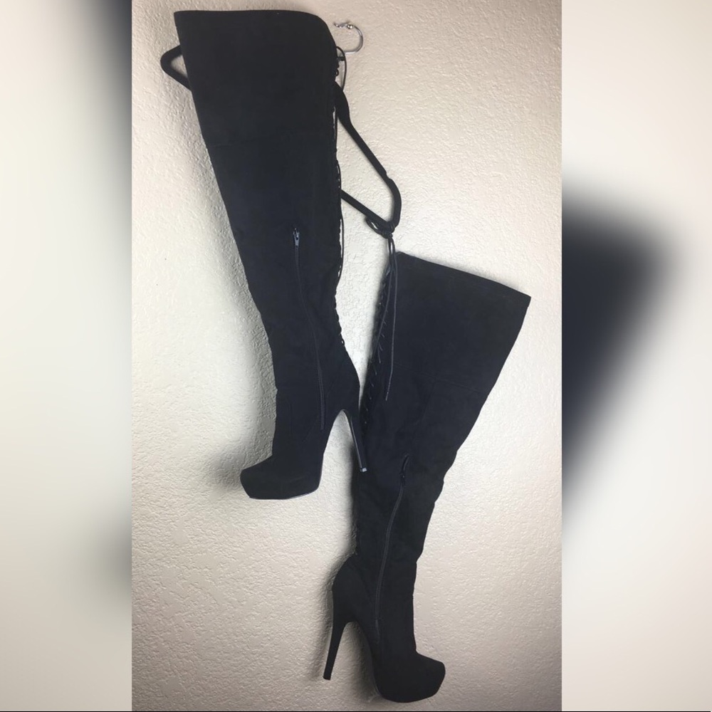 Faux Suede BOOTS❤️